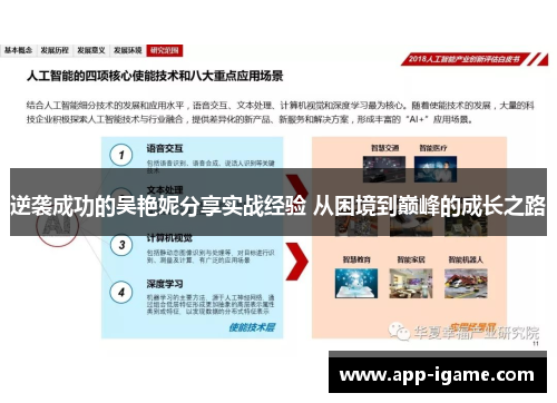 逆袭成功的吴艳妮分享实战经验 从困境到巅峰的成长之路