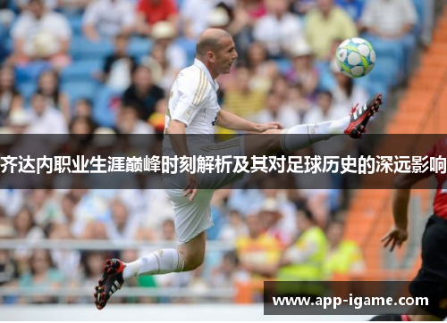 齐达内职业生涯巅峰时刻解析及其对足球历史的深远影响